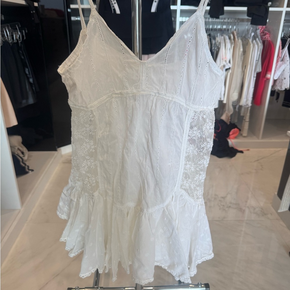 Sunday White Lace Detail Garment
